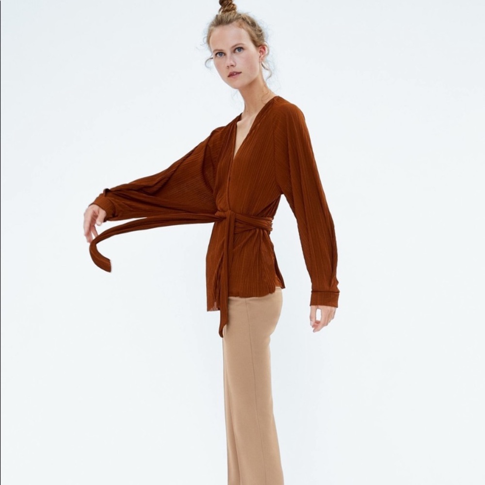 Zara Wrap Blouse